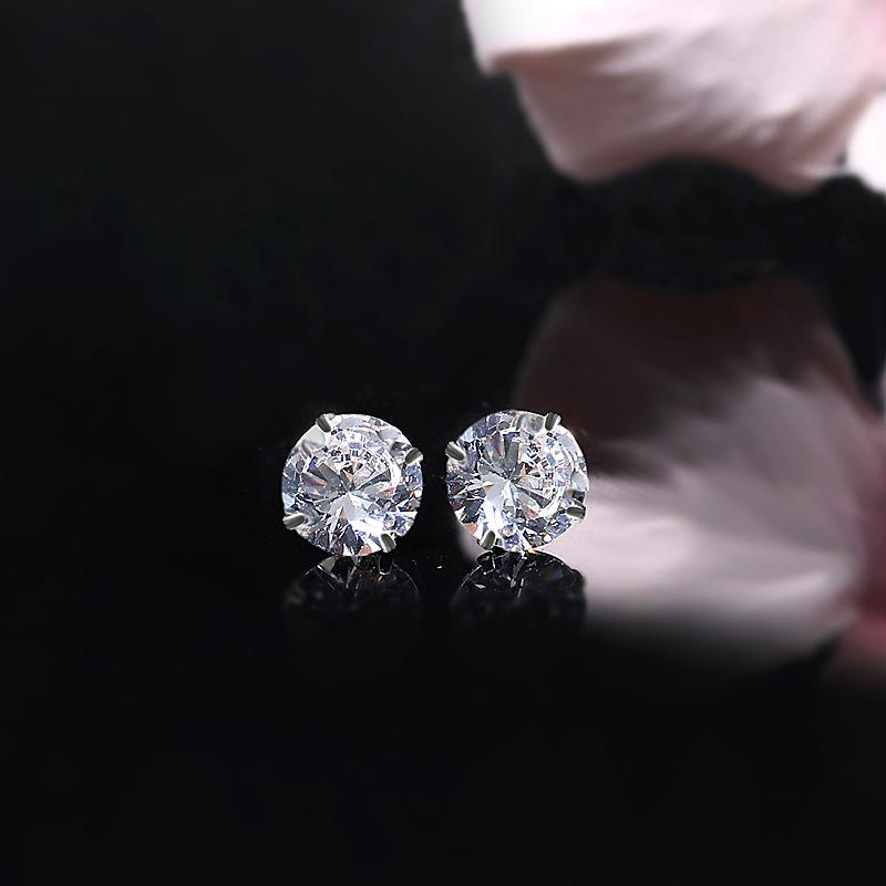 Elegant 100% 925 Silver Sterling Created Moissanite Cubic Zircon Stud Earring Fine Jewelry For Women Wedding Gift Wholesale
Elegant 100% 925 Silver Sterling Created Moissanite Cubic Zircon Stud Earring Fine Jewelry For Women Wedding Gift Wholesale