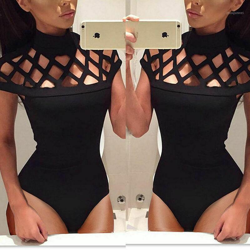 Women' Jumpsuits & Rompers Hollow Bodysuit Stretch Ladies Leotard Bodycon Tops T Shirt Jumpsuit Summer Fashion Sexy Slim Clubwear Lady, Black
Women' Jumpsuits & Rompers Hollow Bodysuit Stretch Ladies Leotard Bodycon Tops T Shirt Jumpsuit Summer Fashion Sexy Slim Clubwear Lady, Black