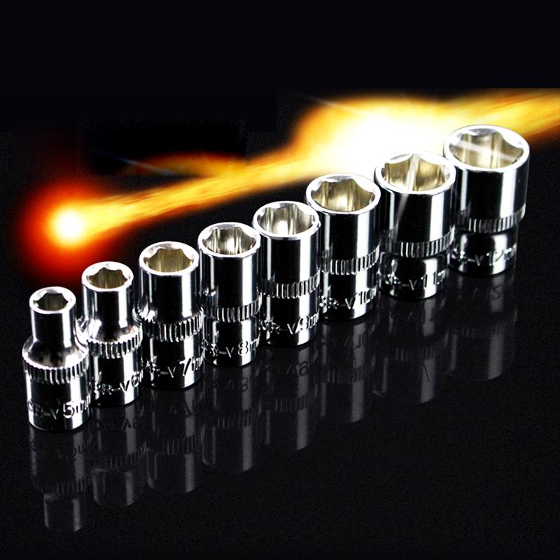 LAOA 8PCS 1/4 Drive Socket Set Steel Hexagonal Short Sleeve Ratchet Spanner Mirror Sleeve Hexagonal Socket Head
LAOA 8PCS 1/4 Drive Socket Set Steel Hexagonal Short Sleeve Ratchet Spanner Mirror Sleeve Hexagonal Socket Head