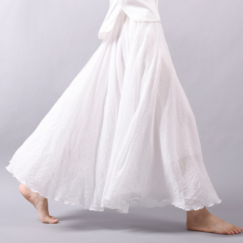 2021 Women Cotton And Linen Long Skirts Elastic Waist Pleated Maxi Skirts Beach Boho Vintage Summer Skirts Faldas Saia, Black
2021 Women Cotton And Linen Long Skirts Elastic Waist Pleated Maxi Skirts Beach Boho Vintage Summer Skirts Faldas Saia, Black