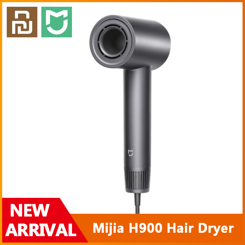 

Xiaomi Mijia Hair Dryer H900 1000W Class Negative Ion Hair Care 60m/S Ultra High Wind Speed 50 Times/S Smart Temperature Control