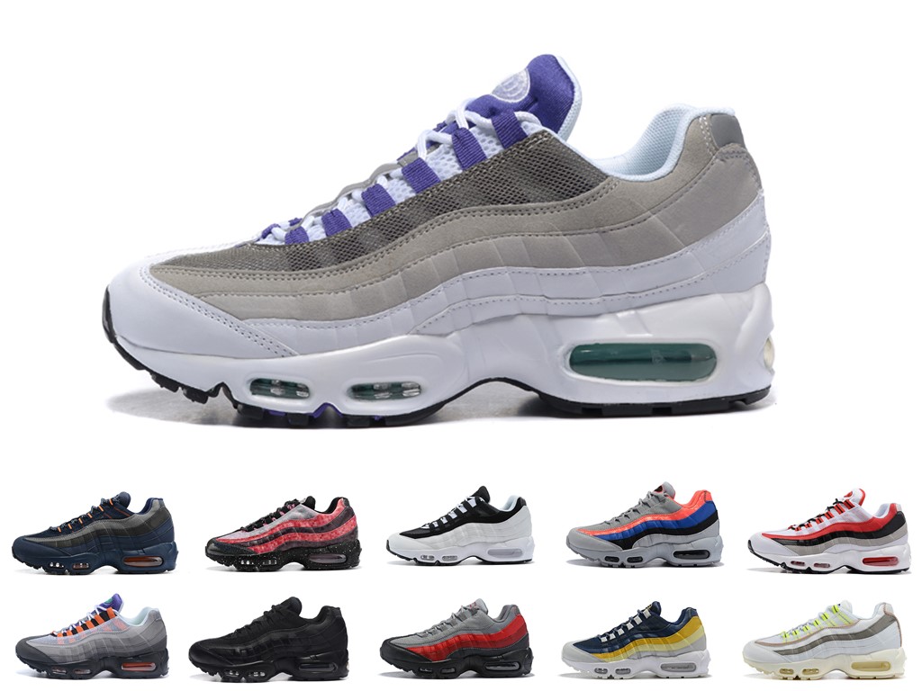 2018 New Mens 95 OG Navy Outdoor shoes Chaussure 95s Walking shoe Triple black white Men Running Shoes Cushion Sneakers Size 40-46, Color 1
2018 New Mens 95 OG Navy Outdoor shoes Chaussure 95s Walking shoe Triple black white Men Running Shoes Cushion Sneakers Size 40-46, Color 1