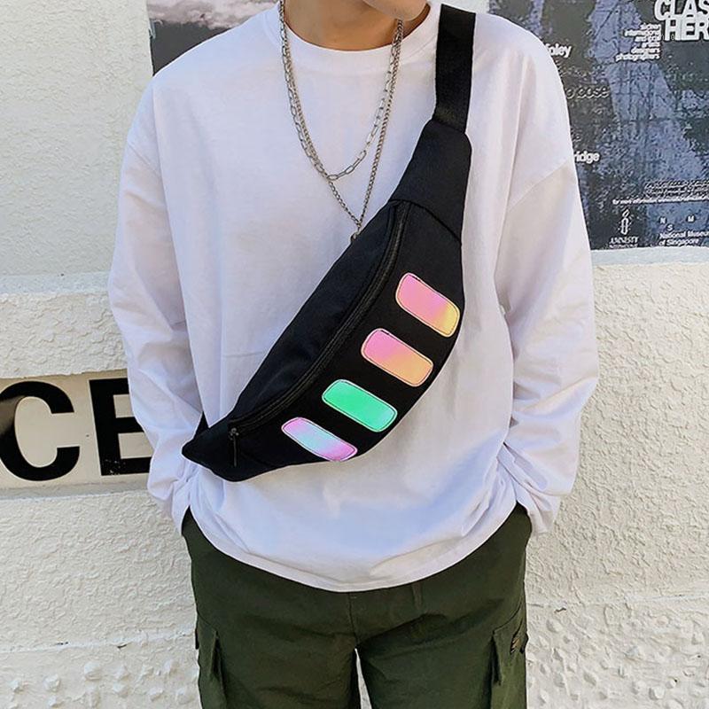 Hip Hop Waist Bag Nylon Men Fanny pack Street Reflective Women Belt Bags Chest pack Fashion New Shoulder Messenger Bag Wallet1, Sky blue
Hip Hop Waist Bag Nylon Men Fanny pack Street Reflective Women Belt Bags Chest pack Fashion New Shoulder Messenger Bag Wallet1, Sky blue