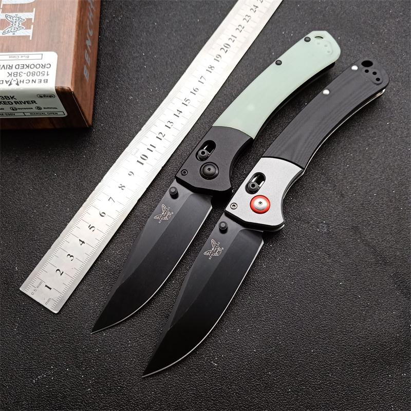 Benchmade BM 15080 Folding kinfe 9cr18mov black Blade, G10 handle with 420J2 ,Tactical folding knife Suitable for collecting camping and hik
Benchmade BM 15080 Folding kinfe 9cr18mov black Blade, G10 handle with 420J2 ,Tactical folding knife Suitable for collecting camping and hik