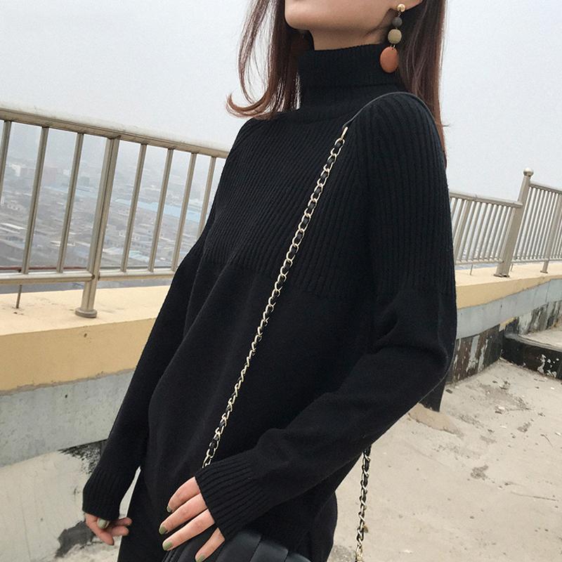 Vintage Thicken Striped Women Sweaters Autumn Winter Turtleneck Pullovers Jumpers Female Korean Knitted Tops femme 20191, Gray
Vintage Thicken Striped Women Sweaters Autumn Winter Turtleneck Pullovers Jumpers Female Korean Knitted Tops femme 20191, Gray