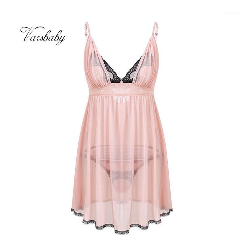 Varsbaby ladies sexy lace deep V temptation yarn underwear for women Nightgowns1, Pink
Varsbaby ladies sexy lace deep V temptation yarn underwear for women Nightgowns1, Pink