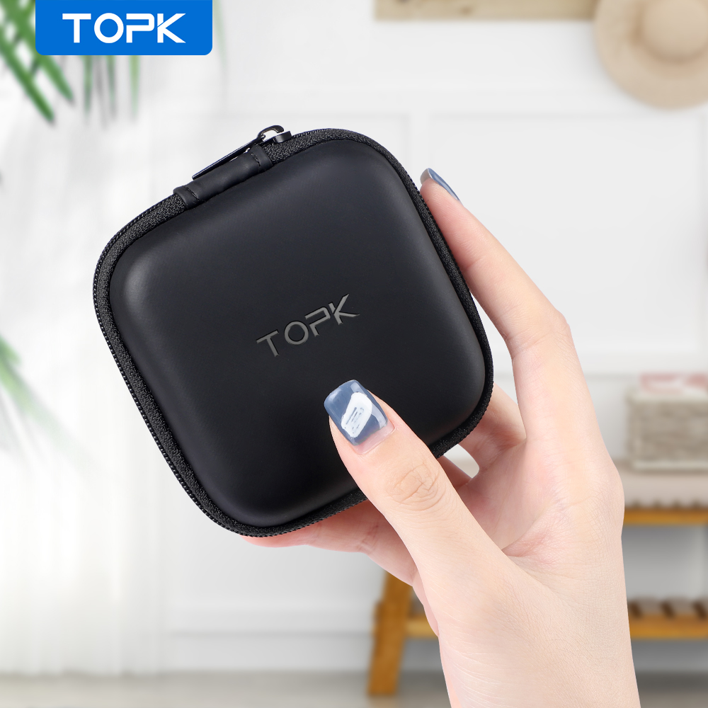 Topk Earphone Case Hard Headphone Bag Waterproof Cable Protector for Airpods Earpods Wireless Bluetooth Earphone Accessories
Topk Earphone Case Hard Headphone Bag Waterproof Cable Protector for Airpods Earpods Wireless Bluetooth Earphone Accessories