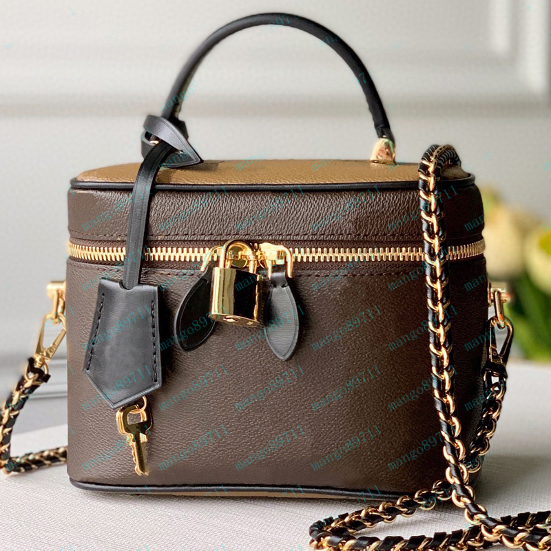 Handbags Purses Bags Leather Floral Letter Women's Handbag Shoulder Bag Cosmetic Box Come Withe Boxs