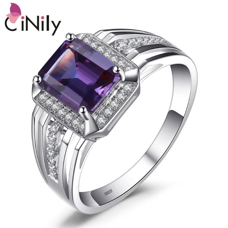 cinily geometry amethyst cubic zirconia 925 sterling silver rings for business party men's fine jewelry ring size 7-8 sr011, Golden;silver
cinily geometry amethyst cubic zirconia 925 sterling silver rings for business party men's fine jewelry ring size 7-8 sr011, Golden;silver