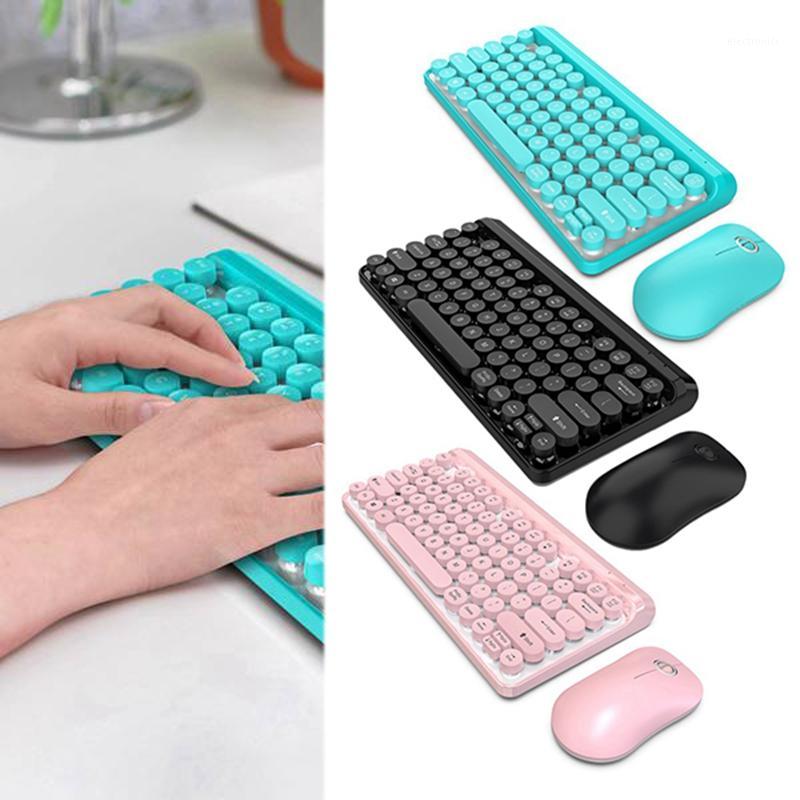 2.4G Wireless Keyboard Mouse Combo 84 Round Keys Cap Mechanical Keyboard with Ergonomics Mouse Kit for PC Laptop1
2.4G Wireless Keyboard Mouse Combo 84 Round Keys Cap Mechanical Keyboard with Ergonomics Mouse Kit for PC Laptop1