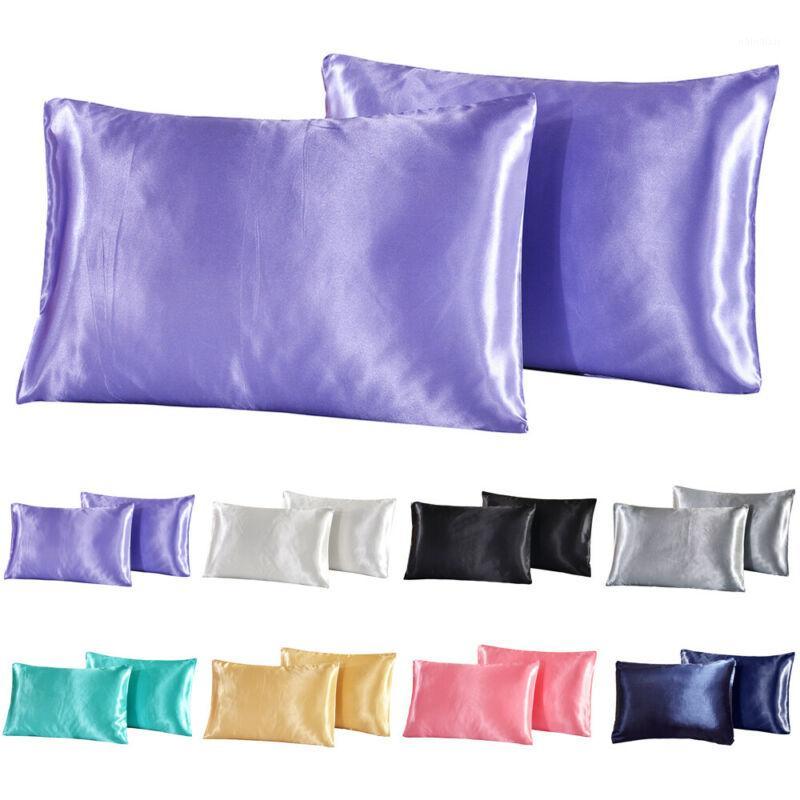 2Pcs Queen Satin Silk Pillowcase Pillow Case Cover Solid Home Bedding Smooth UK New1, Black
2Pcs Queen Satin Silk Pillowcase Pillow Case Cover Solid Home Bedding Smooth UK New1, Black