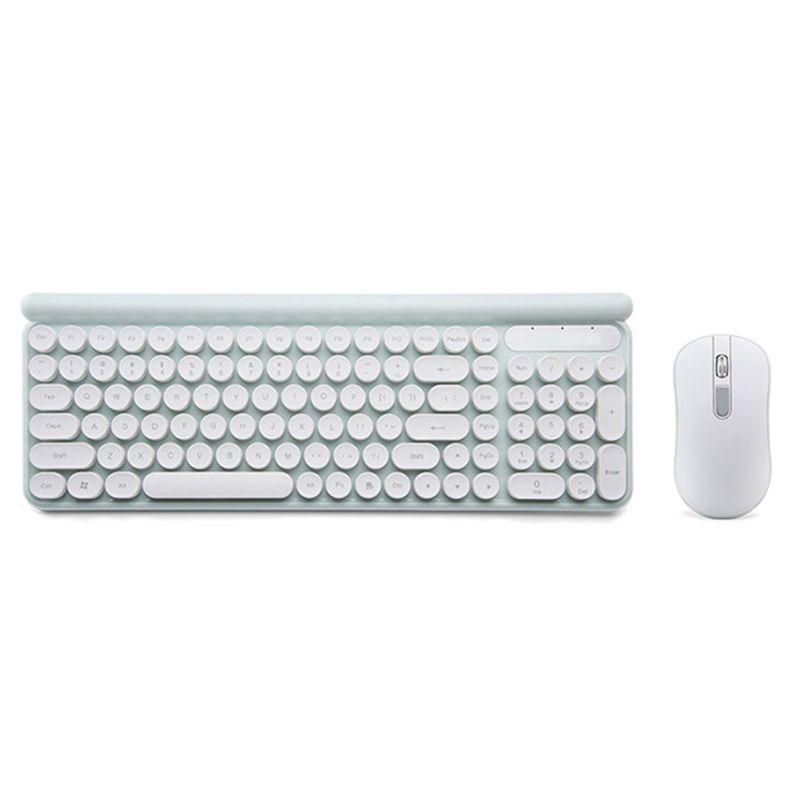 Wireless Keyboard and Mouse Set Rechargeable Silent Computer Keypad Mouse R66C