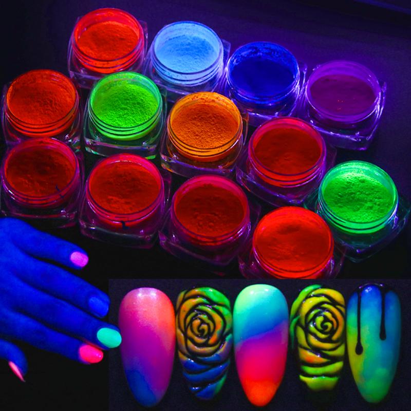1box Luminous Nail Glitter Fluorescent Dipping Powder Neon Colorful Pigment Accessories Tools For Nail Art LYYE01-13
1box Luminous Nail Glitter Fluorescent Dipping Powder Neon Colorful Pigment Accessories Tools For Nail Art LYYE01-13