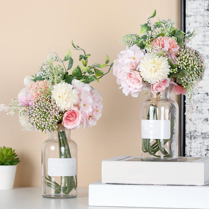 Romantic Hydrangea Bouquet Artificial Silk Flower Plant Bonsai Wedding Decor Simulation Rose For wedding Home Party Decorations1, As the photo show
Romantic Hydrangea Bouquet Artificial Silk Flower Plant Bonsai Wedding Decor Simulation Rose For wedding Home Party Decorations1, As the photo show