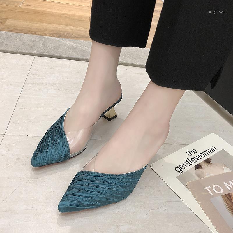 Womens Pointed Toe Beige High Heel Muller Slippers Women Mules Summer Shoes Woman Fashion Satin Shallow Rubber Sole female Shoes1, White
Womens Pointed Toe Beige High Heel Muller Slippers Women Mules Summer Shoes Woman Fashion Satin Shallow Rubber Sole female Shoes1, White