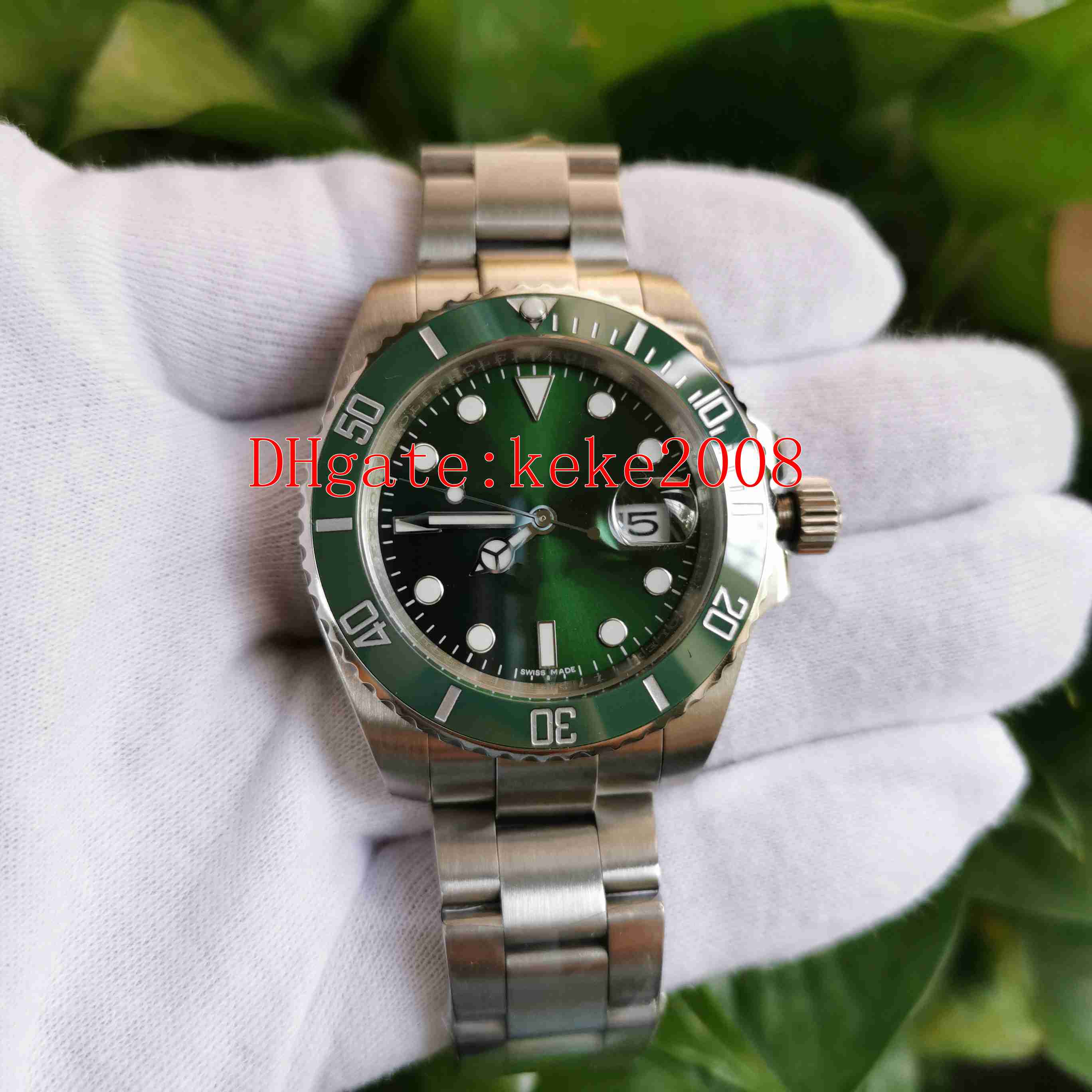 2 colors Wristwatches BP Factory 116610 40mm Ceramic Hulk Stainless Steel good 2813 Movement Mechanical Automatic Mens Watch men Watches
2 colors Wristwatches BP Factory 116610 40mm Ceramic Hulk Stainless Steel good 2813 Movement Mechanical Automatic Mens Watch men Watches