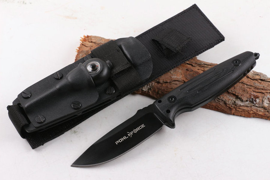 Germany pohl force straight fixed blade knife D2 60HRC G10 handle Hunting Knife Multi Tools xmas gift knife for man 04929
Germany pohl force straight fixed blade knife D2 60HRC G10 handle Hunting Knife Multi Tools xmas gift knife for man 04929