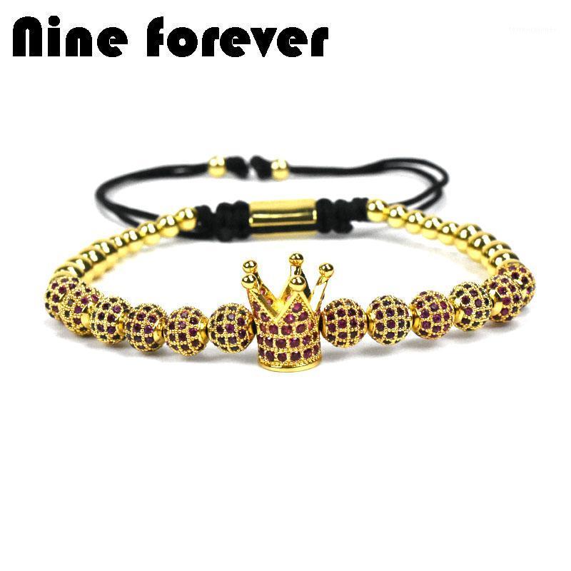 Charm Bracelets Nine Forever Charms CROWN Bracelet Men Jewelry Beads For Women Pulseira Masculina Bileklik Feminina Pulseras1
Charm Bracelets Nine Forever Charms CROWN Bracelet Men Jewelry Beads For Women Pulseira Masculina Bileklik Feminina Pulseras1