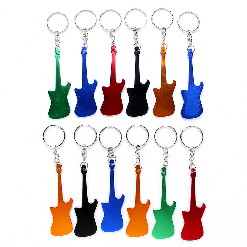 Portable Aluminium Alloy Beer Bottle Opener Charm Guitar Random Color Keychains Phone Pendant Good Gifts
Portable Aluminium Alloy Beer Bottle Opener Charm Guitar Random Color Keychains Phone Pendant Good Gifts