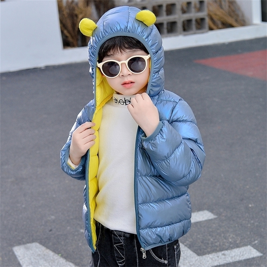 HIPAC Boy Girl Winter Coat Fashion Shiny Child Jacket Windproof Baby Boys Girls Warm Children Outfits for Kids Clothes Snowsuit 201102, Green
HIPAC Boy Girl Winter Coat Fashion Shiny Child Jacket Windproof Baby Boys Girls Warm Children Outfits for Kids Clothes Snowsuit 201102, Green