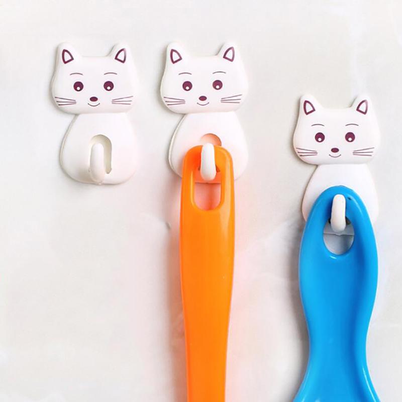 3Pcs Self Adhesive Wall Decor Hooks Cute Cartoon Cat Door Hooks Durable For Kitchen Spoon Sundries Hanger Bathroon Towel Hook
3Pcs Self Adhesive Wall Decor Hooks Cute Cartoon Cat Door Hooks Durable For Kitchen Spoon Sundries Hanger Bathroon Towel Hook