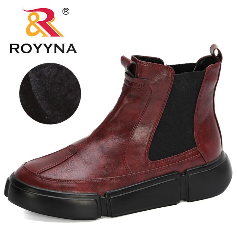 ROYYNA 2020 New Designers Ankle Boots Flat Shoes Women Autumn Winter Snow Plush Boots Ladies Elasic Band Footwear Botas Mujer, Black
ROYYNA 2020 New Designers Ankle Boots Flat Shoes Women Autumn Winter Snow Plush Boots Ladies Elasic Band Footwear Botas Mujer, Black