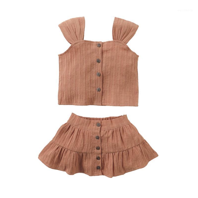 0-4Y Infant Baby Girls Clothes Sets Cotton Linen Sling Ruffles Sleeve Solid Tops + Tutu Skirt Outfits Sleevless Casual Clothes1, Brown
0-4Y Infant Baby Girls Clothes Sets Cotton Linen Sling Ruffles Sleeve Solid Tops + Tutu Skirt Outfits Sleevless Casual Clothes1, Brown