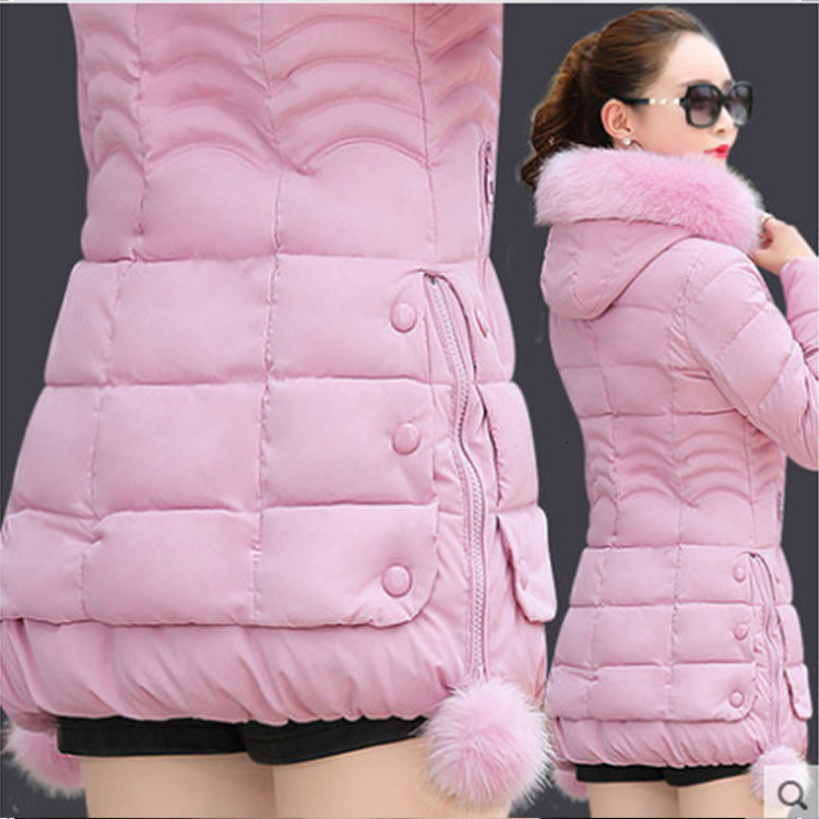 RICORIT Winter Jacket Women Fur Hooded Thicken Coat Woman Parka Jackets Female Cotton Padded Faux Fur Long Plus Size Outerwear 201019
