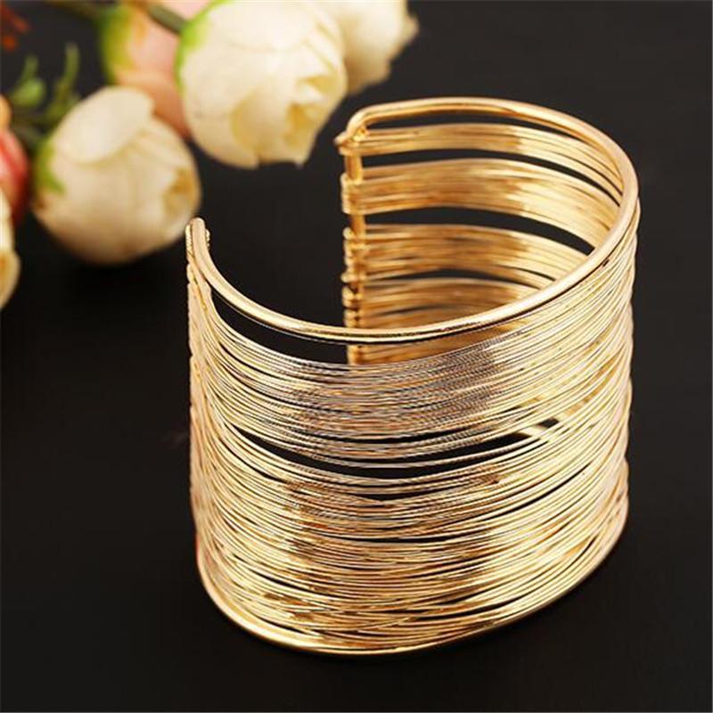 Charm Bracelets Multilayer Metal Wire Women 2021 Fashion Brand Jewelry Accessories Geometric Opened Maxi Punk Bangle Bracelet
Charm Bracelets Multilayer Metal Wire Women 2021 Fashion Brand Jewelry Accessories Geometric Opened Maxi Punk Bangle Bracelet