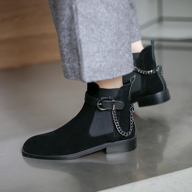 Fashion all-match must-have boots flat casual comfortable simple 2020 autumn female boots zapatos de mujer, Black
Fashion all-match must-have boots flat casual comfortable simple 2020 autumn female boots zapatos de mujer, Black