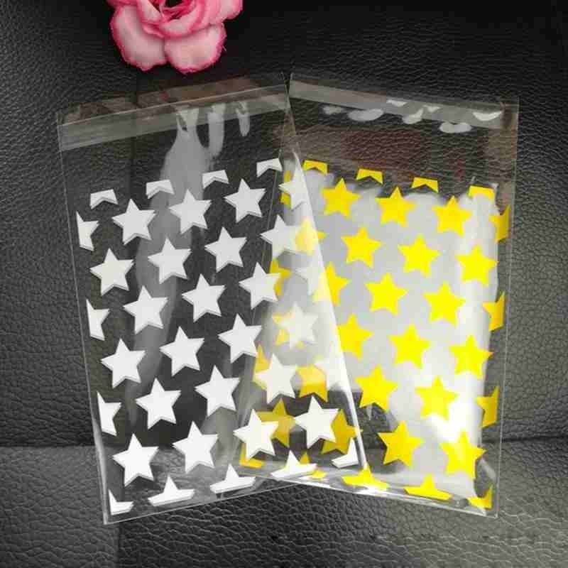 100pcs/lot 8x10cm White Golden Star Packaging Design Adhesive Bag Cookies Diy Gift Bag For Christmas Wedding Party Candy
100pcs/lot 8x10cm White Golden Star Packaging Design Adhesive Bag Cookies Diy Gift Bag For Christmas Wedding Party Candy