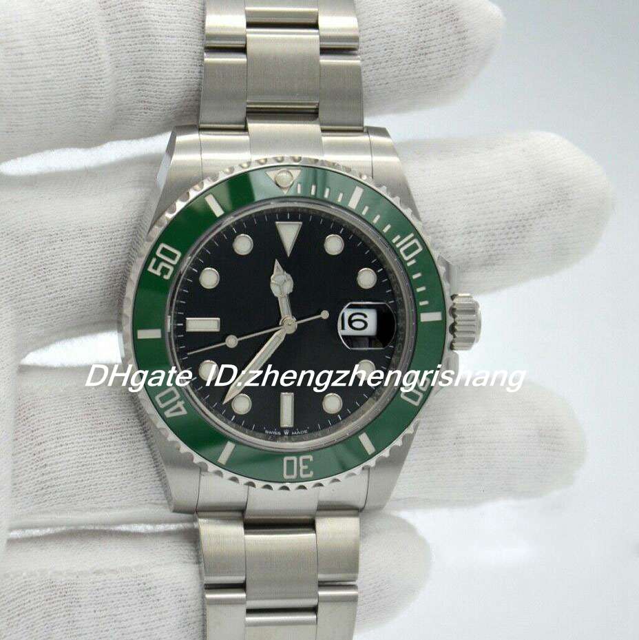 Mens Kermit Black Dial Green Ceramic Bezel 41mm 126610 126613 126619 126618 Oyster Bracelet Automatic Watch Men's Watches, Slivery;brown
Mens Kermit Black Dial Green Ceramic Bezel 41mm 126610 126613 126619 126618 Oyster Bracelet Automatic Watch Men's Watches, Slivery;brown