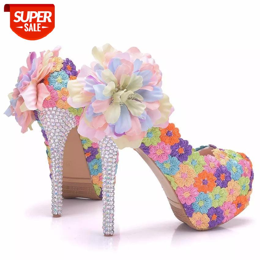Wedding Party Shoes Flowers Bowknot High Heels 14CM Ladies Shoes Pumps Ethnic Rainbown Color Pearl Pumps Platfrom Daily Footwear #1X2c, Multi
Wedding Party Shoes Flowers Bowknot High Heels 14CM Ladies Shoes Pumps Ethnic Rainbown Color Pearl Pumps Platfrom Daily Footwear #1X2c, Multi