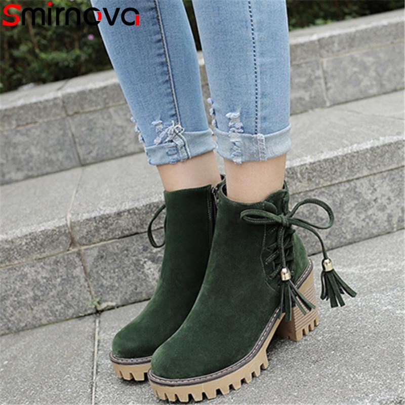 Smirnova new arrive 2020 fringe women winter boots square heel round toe fashion boots ladies casual platform ankle, Brown
Smirnova new arrive 2020 fringe women winter boots square heel round toe fashion boots ladies casual platform ankle, Brown