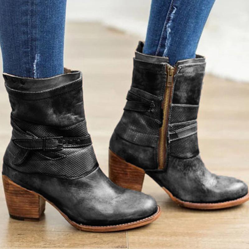 zapatos de mujer shoes woman new fashion boots Womens Flat Leather Comfortable Buckle Zipper Shoe Cowboy Low-heeled Ankle Boots1, Black
zapatos de mujer shoes woman new fashion boots Womens Flat Leather Comfortable Buckle Zipper Shoe Cowboy Low-heeled Ankle Boots1, Black