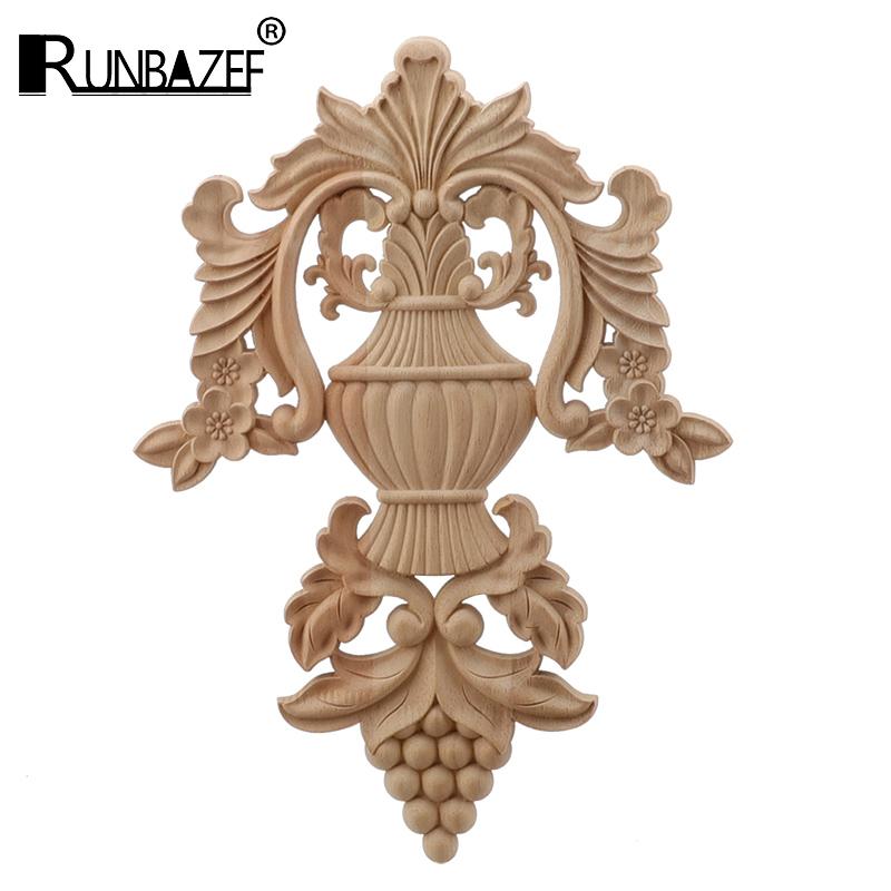 RUNBAZEF Promotions European Style Woodcarving Decal Home Furniture Carved Applique Window Door Decor Wooden Figurines Crafts
RUNBAZEF Promotions European Style Woodcarving Decal Home Furniture Carved Applique Window Door Decor Wooden Figurines Crafts