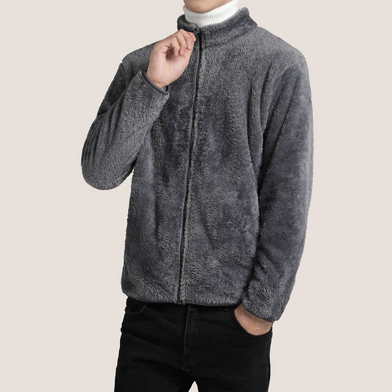 2020 Brand Autumn Men's Jackets Velvet Cardigan Overcoat for Male Casual Velvet Standing Jacket Clothing, Dark blue 
2020 Brand Autumn Men's Jackets Velvet Cardigan Overcoat for Male Casual Velvet Standing Jacket Clothing, Dark blue