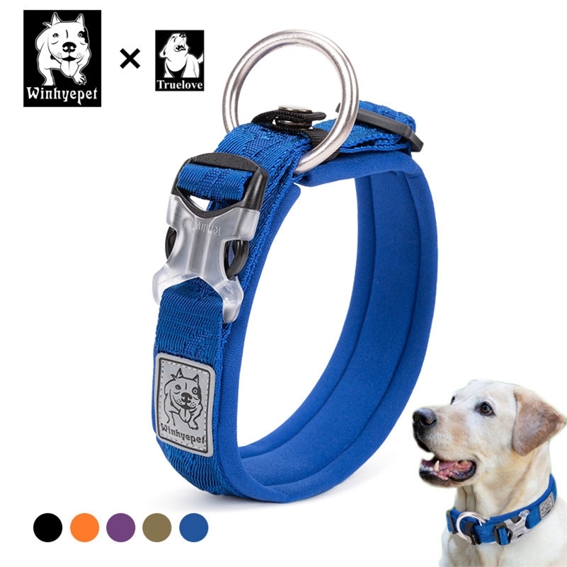 Truelove Pet Dog Collar Nylon Training Running Pet Designer Dog Collars Reflective Webbing Pitbulls Collerette Chien Confortable LJ201112
Truelove Pet Dog Collar Nylon Training Running Pet Designer Dog Collars Reflective Webbing Pitbulls Collerette Chien Confortable LJ201112
