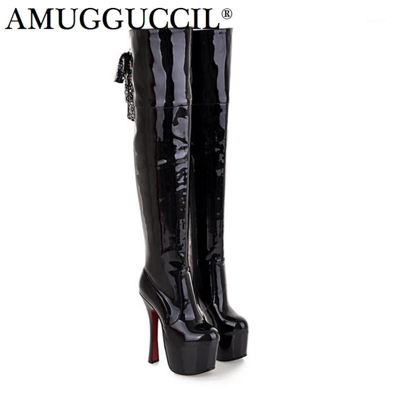 Black White Red Zip Lace Up 16CM High Heel Thigh Platform Over The Knee Winter Lady Women Boot X16601
Black White Red Zip Lace Up 16CM High Heel Thigh Platform Over The Knee Winter Lady Women Boot X16601