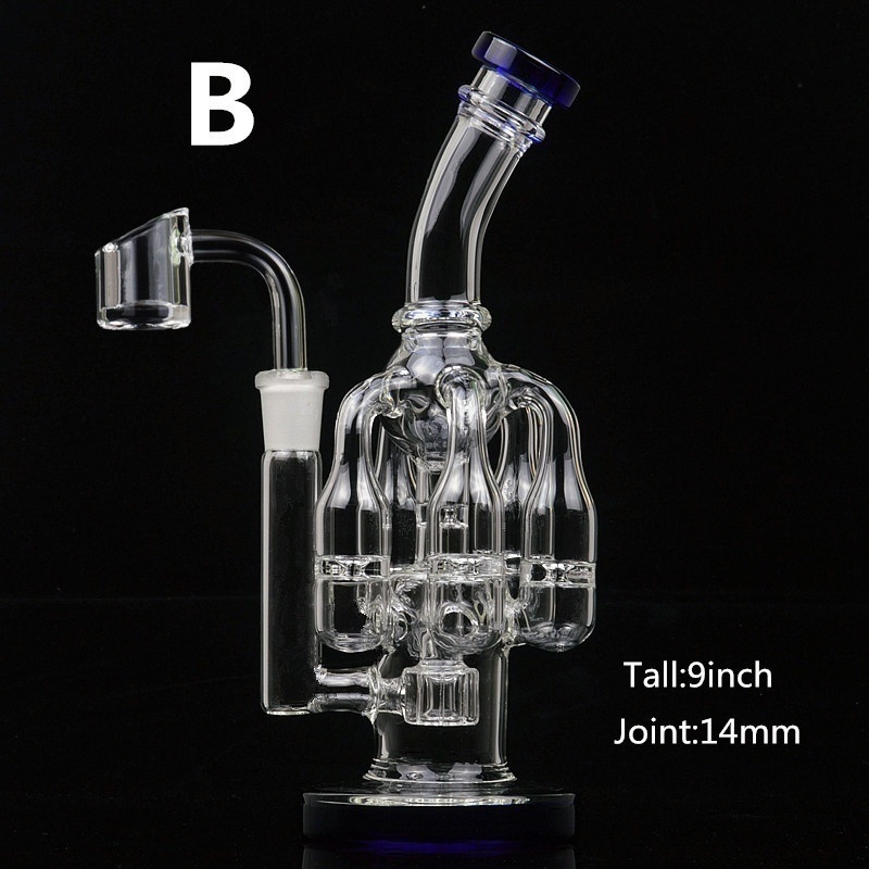 Recycler Glass Water Bongs Heady Glass Water Pipe Recycler Dab Rig with 4mm Thickness Glass Smoking Pipe With Banger Joint 14mm Banger Bowl
Recycler Glass Water Bongs Heady Glass Water Pipe Recycler Dab Rig with 4mm Thickness Glass Smoking Pipe With Banger Joint 14mm Banger Bowl