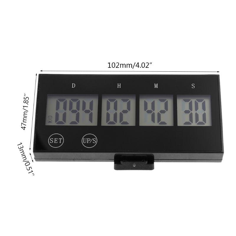 Digital Timer Countdown 999 Days Clock Touch Key LCD Large Screen Event Reminder N58A
Digital Timer Countdown 999 Days Clock Touch Key LCD Large Screen Event Reminder N58A
