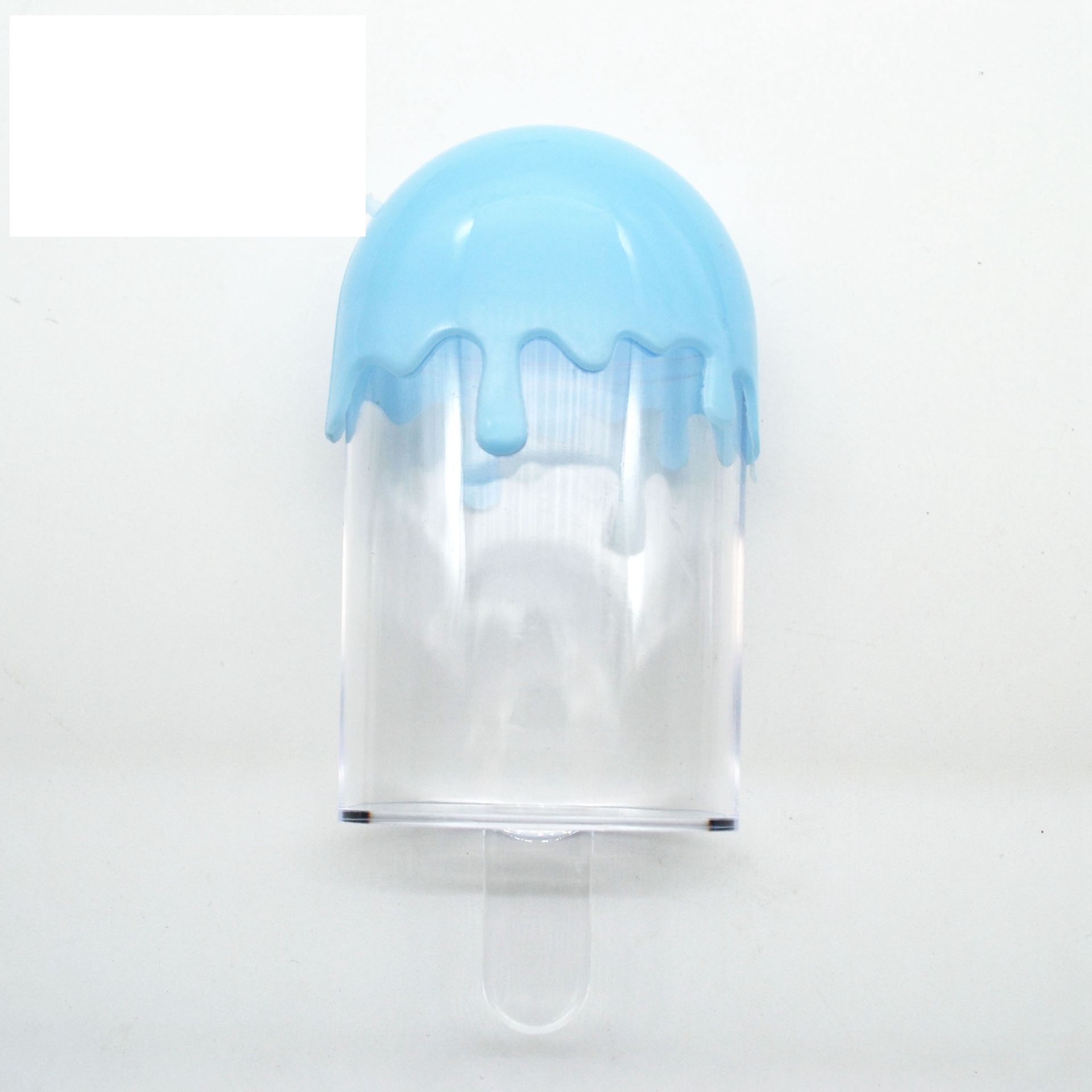 3D Mink Eyelash Clear Package Boxes False Eyelashes Packaging Empty Eyelash Box Case Creative Ice Cream Shaped Lashes Box Packaging