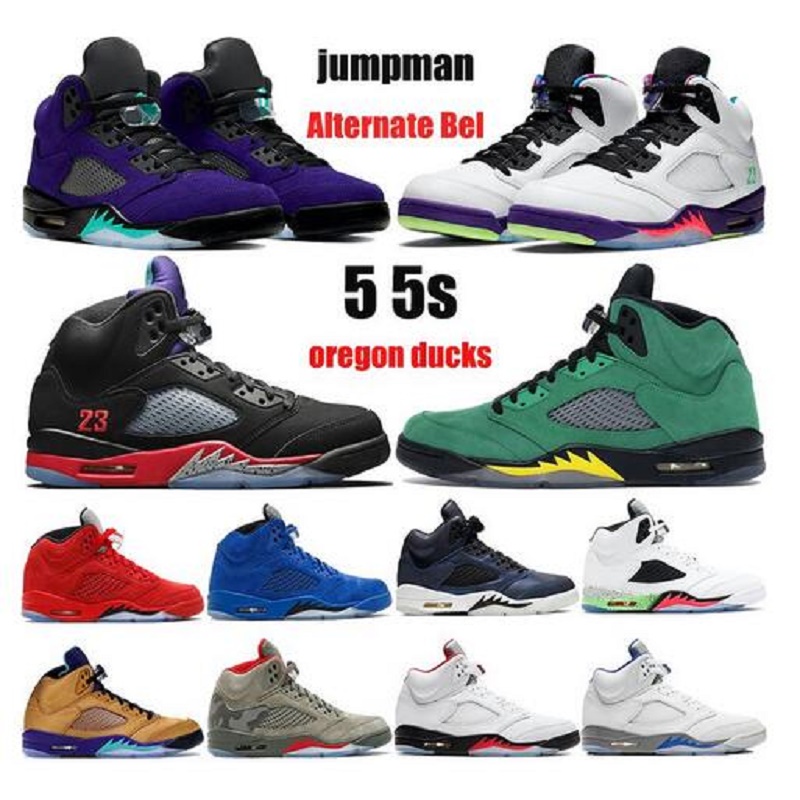 New Jumpman 5 5s Manbasketballshoes Mens Women Basketball Shoes Alternate Bel grape Top 3 triple black oil grey reflective Sneakers, Color 21
New Jumpman 5 5s Manbasketballshoes Mens Women Basketball Shoes Alternate Bel grape Top 3 triple black oil grey reflective Sneakers, Color 21