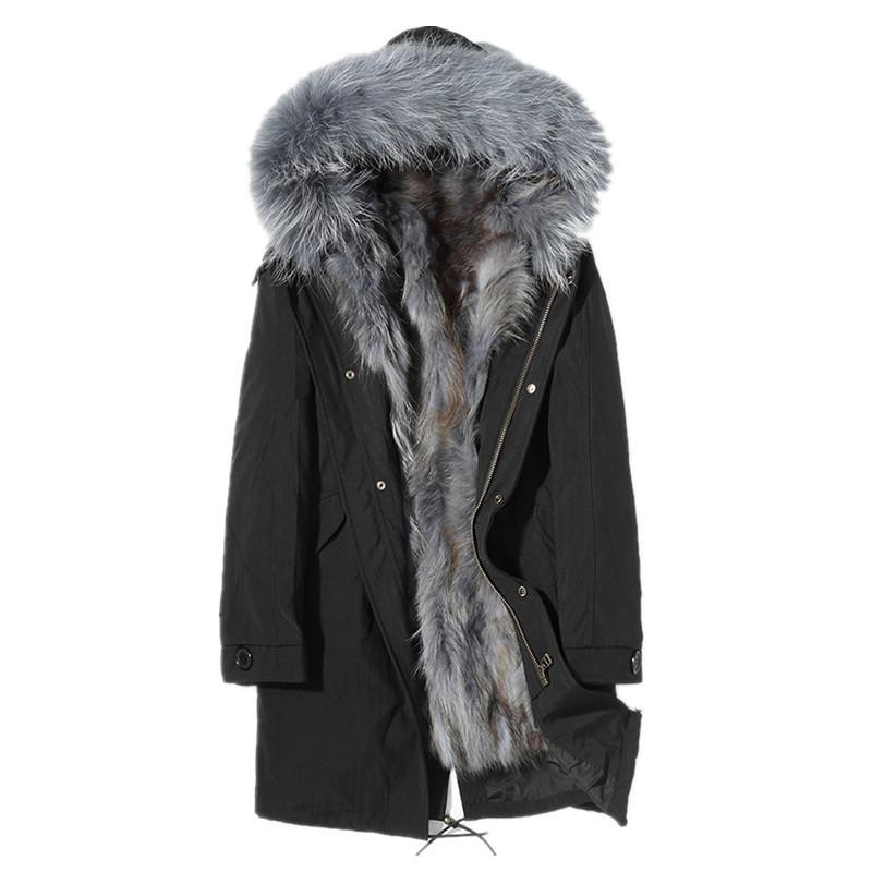 Real Fur Coat Real Raccoon Fur Parka Winter Jacket Long Coat Male Warm Parkas Plus Size Jacket Manteau Homme D-96-1701 MY1828, Black black liner
Real Fur Coat Real Raccoon Fur Parka Winter Jacket Long Coat Male Warm Parkas Plus Size Jacket Manteau Homme D-96-1701 MY1828, Black black liner