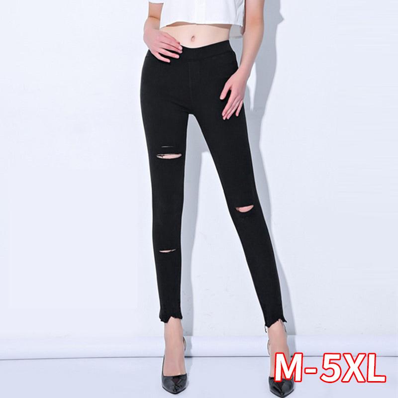 Ripped Plus Size XXXXXL Leggings Women Pants Black Punk Thick Jeggings High Waist Legging Slim Trousers 2020
Ripped Plus Size XXXXXL Leggings Women Pants Black Punk Thick Jeggings High Waist Legging Slim Trousers 2020