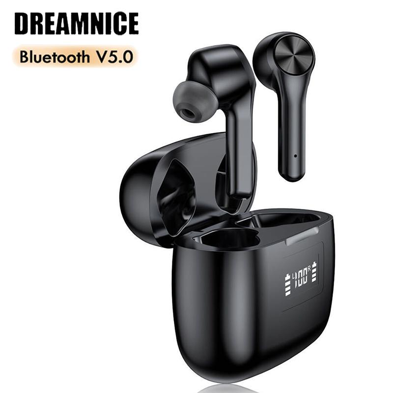Bluetooth 5.0 Earphones TWS Earbuds Touch Control Bluetooth Earphone Noise Cancelling Wireless Headphones HIFI Headset, White
Bluetooth 5.0 Earphones TWS Earbuds Touch Control Bluetooth Earphone Noise Cancelling Wireless Headphones HIFI Headset, White