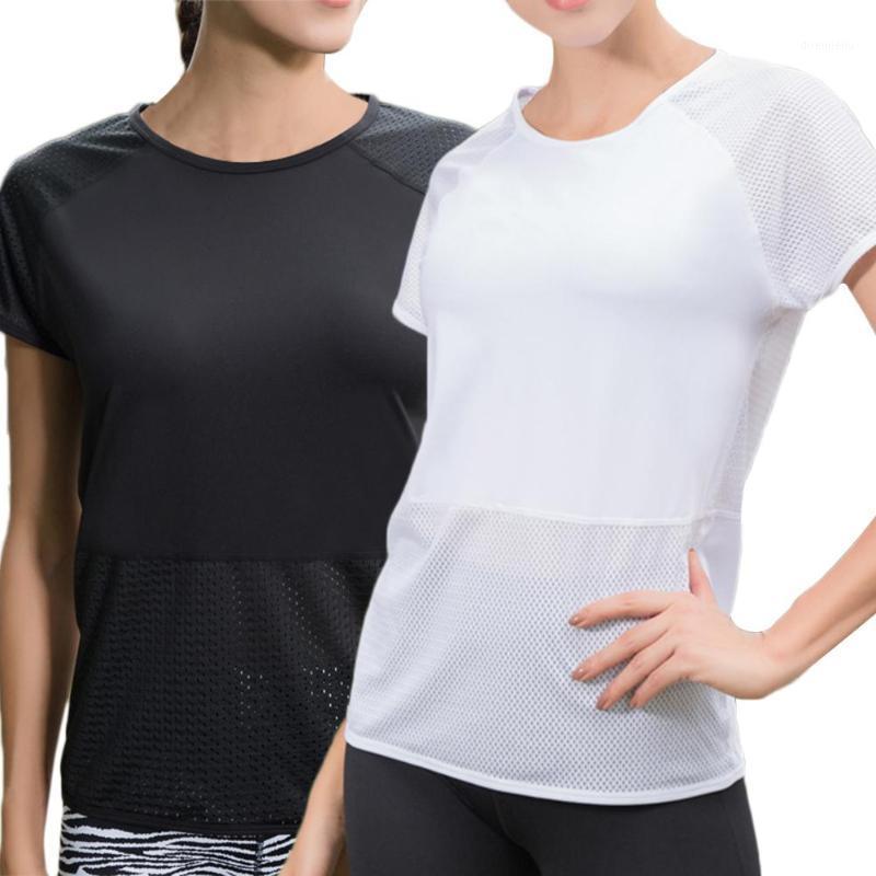 Women Black White Short Sleeve Elastic Yoga Mesh Sports T Shirt Fitness Women' Gym Running Tops Tee Mesh Quick Dry Shirts1
Women Black White Short Sleeve Elastic Yoga Mesh Sports T Shirt Fitness Women' Gym Running Tops Tee Mesh Quick Dry Shirts1