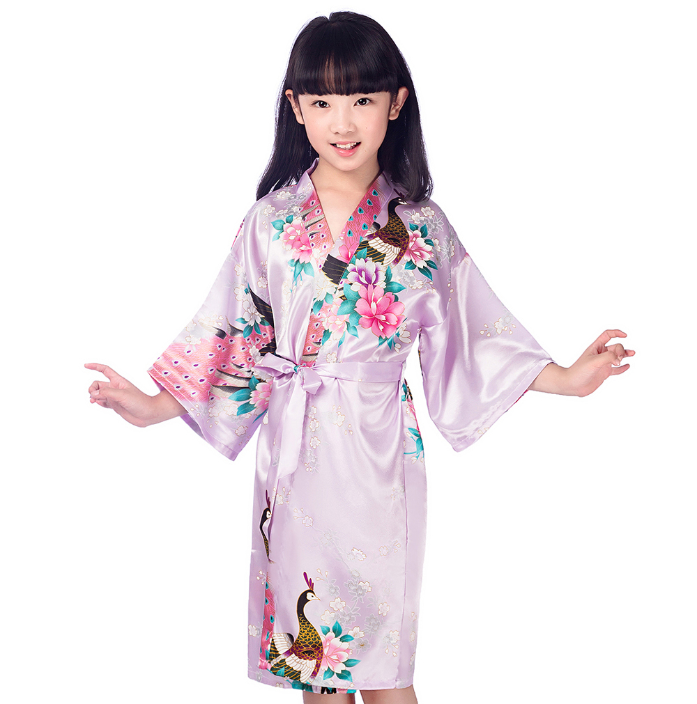 Purple Kid Satin Floral Kimono Robes Bridesmaid Flower Girl Dress Children Bathrobe Sleepwear Baby Child Home Dressing Gown, White
Purple Kid Satin Floral Kimono Robes Bridesmaid Flower Girl Dress Children Bathrobe Sleepwear Baby Child Home Dressing Gown, White