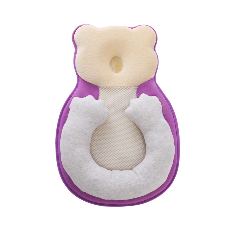 Baby Anti-roll Pillow Newborn Prevent Flat Head Infant Sleep Positioner Cushion for Toddler Baby Crib Cradle Cot Nest Bassinet LJ201014