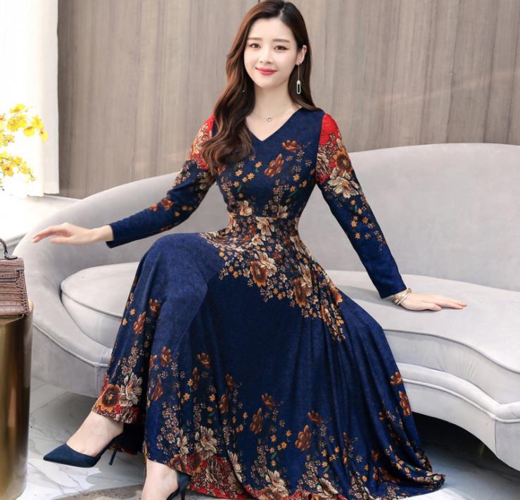 Spring New Slim Long-sleeved Slim-dress Women's Tempers Were Thin Print Vajf, Purple
Spring New Slim Long-sleeved Slim-dress Women's Tempers Were Thin Print Vajf, Purple